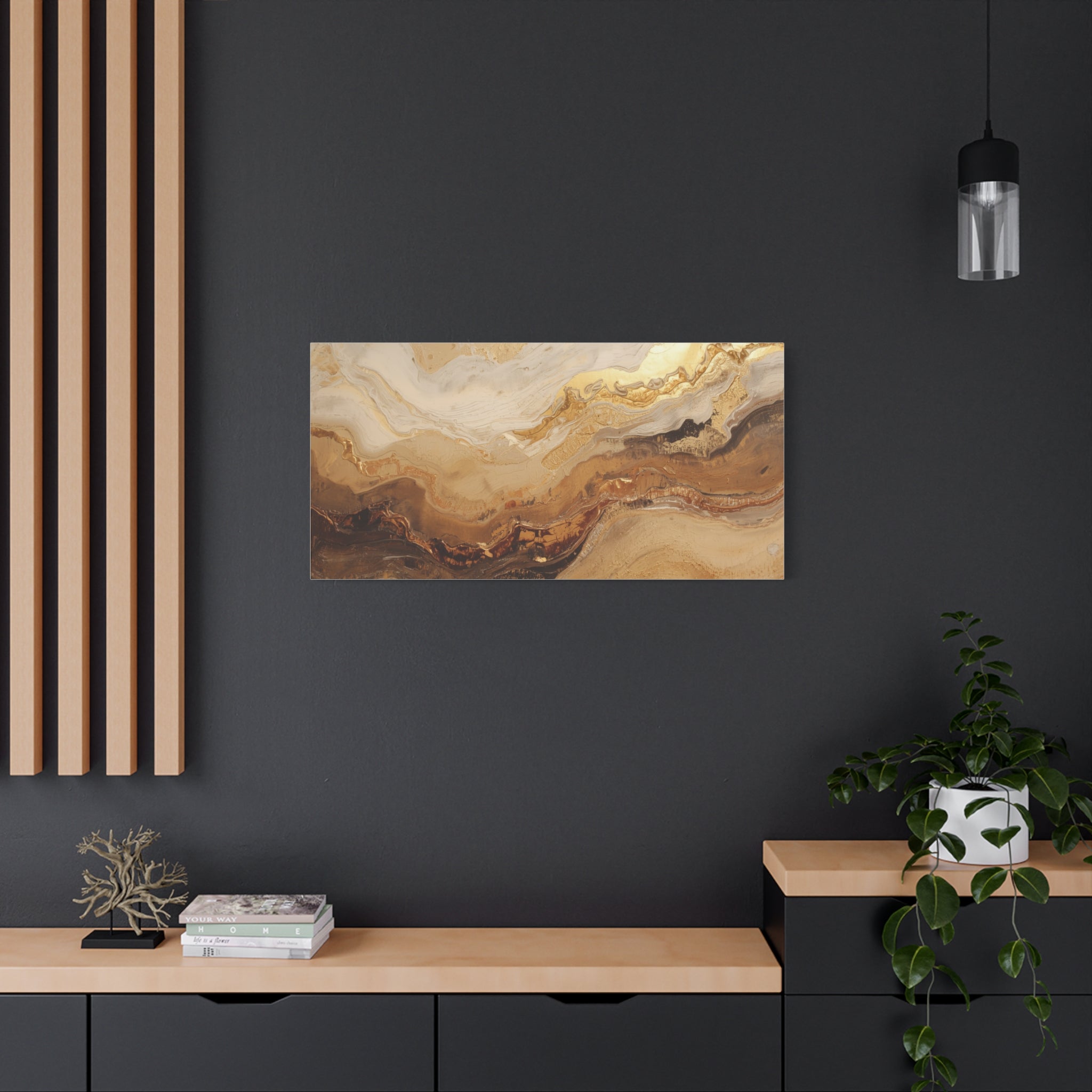 Gold Marble Abstract Canvas