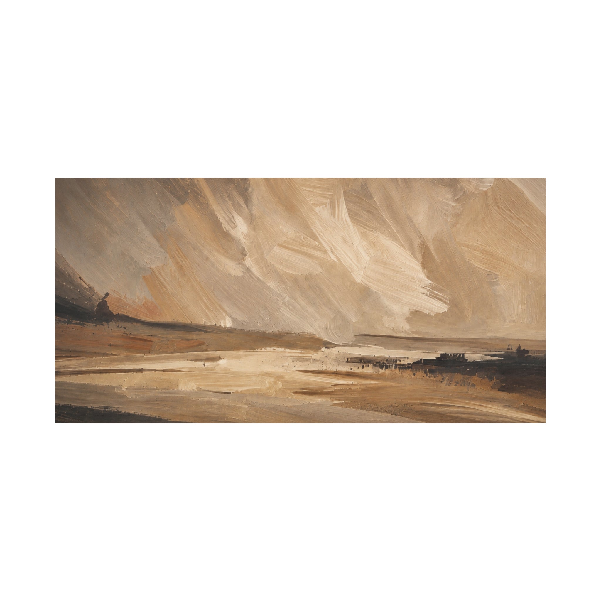 Abstract Warm Landscape Matte Canvas