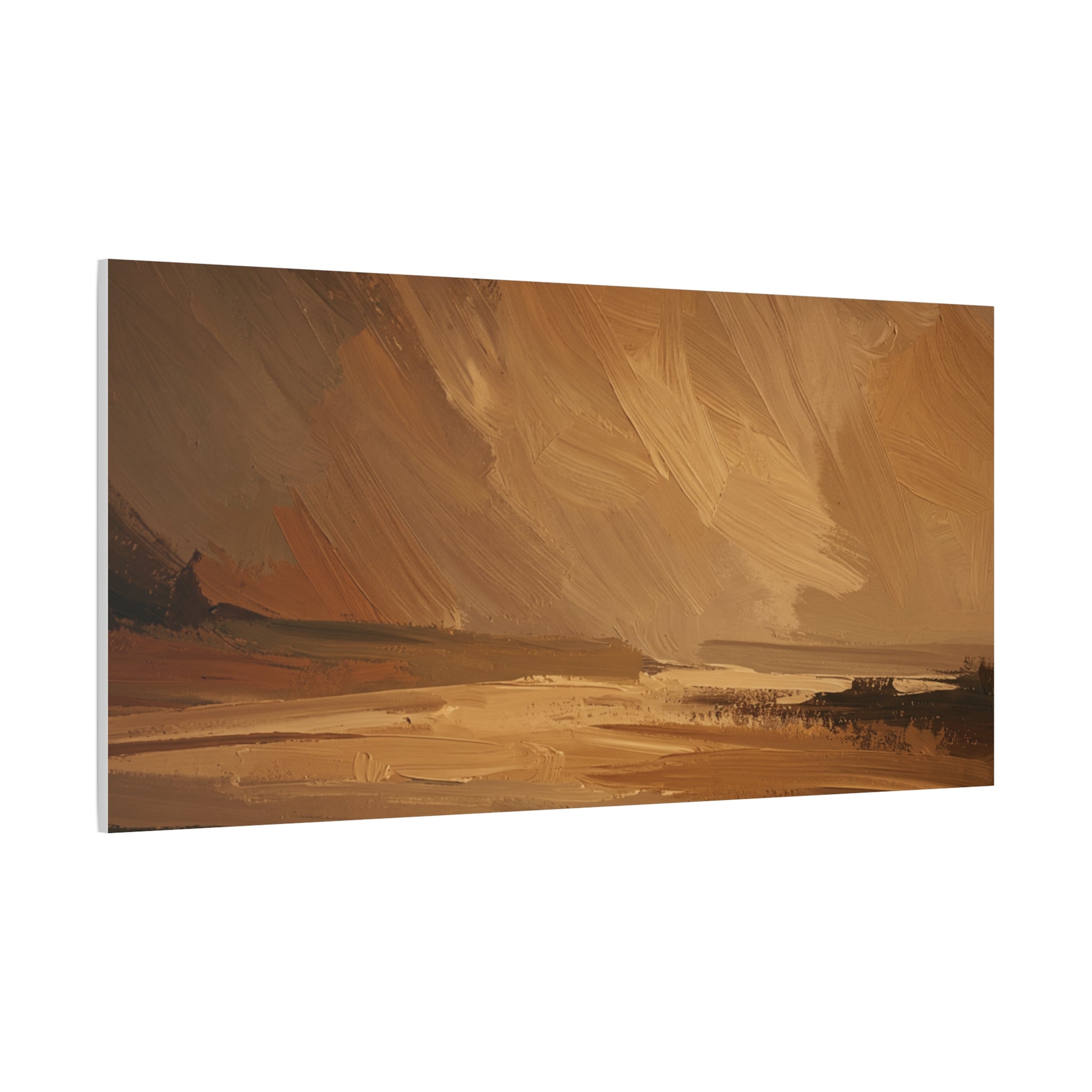 Abstract Warm Landscape Matte Canvas