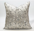 Designer Gold Beige Cushion Cover (45x45 cm)