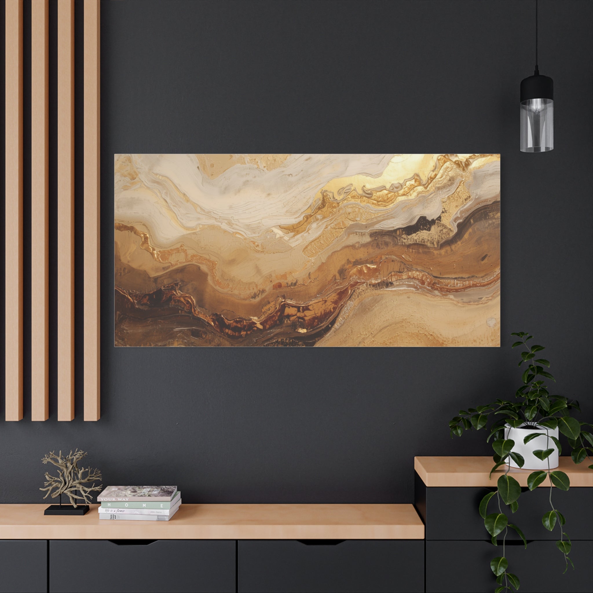 Gold Marble Abstract Canvas