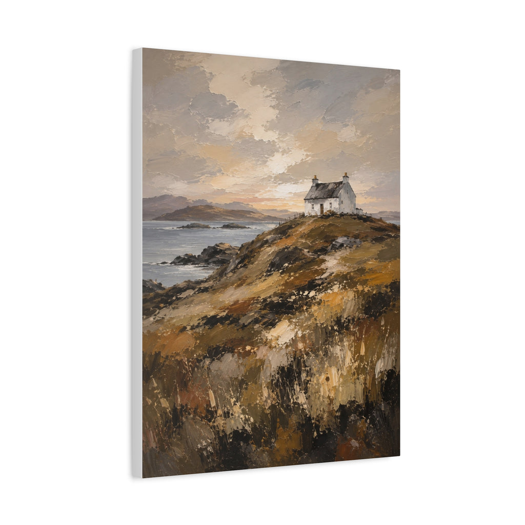 Copy of Coastal Drive Matte Canvas Print — Vintage Car Seaside Wall Art