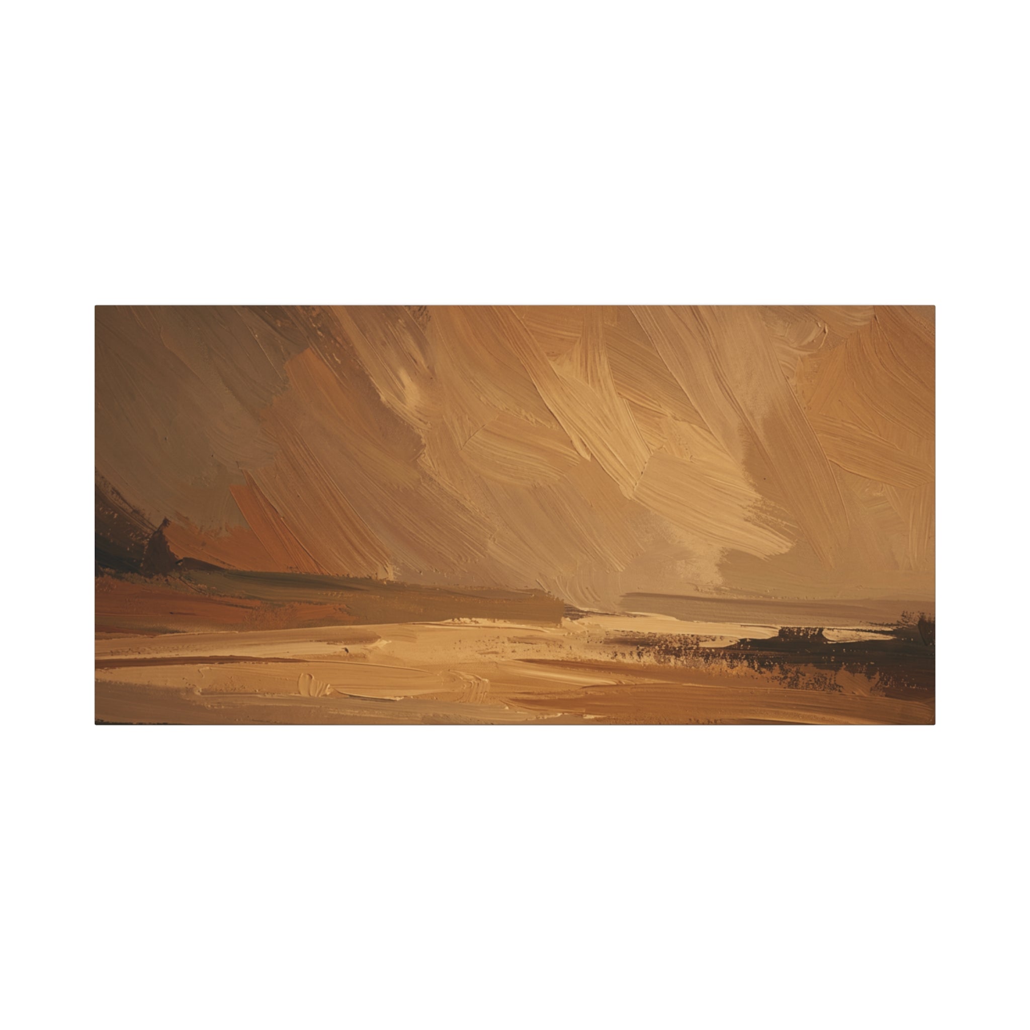 Abstract Warm Landscape Matte Canvas