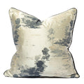 Designer Beige & Grey Cushion Cover (45x45 cm)