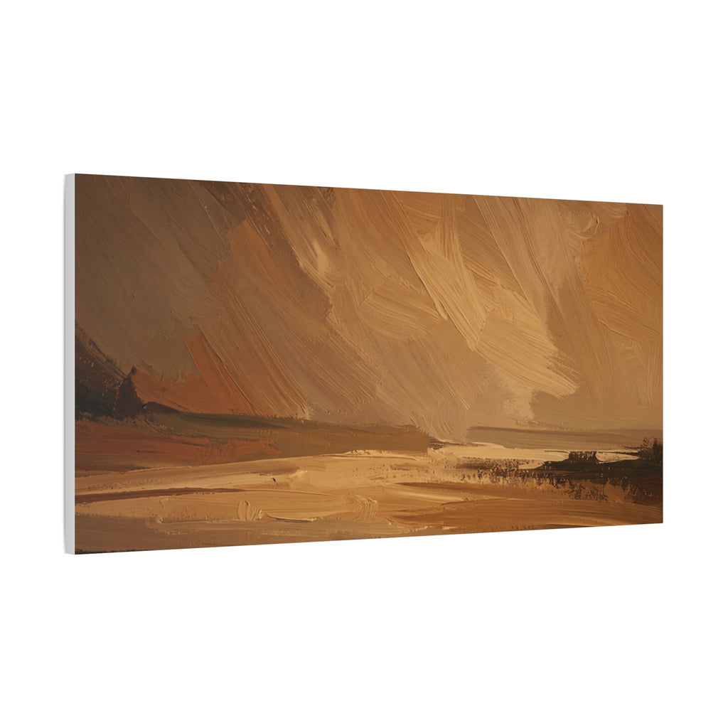 Abstract Warm Landscape Matte Canvas