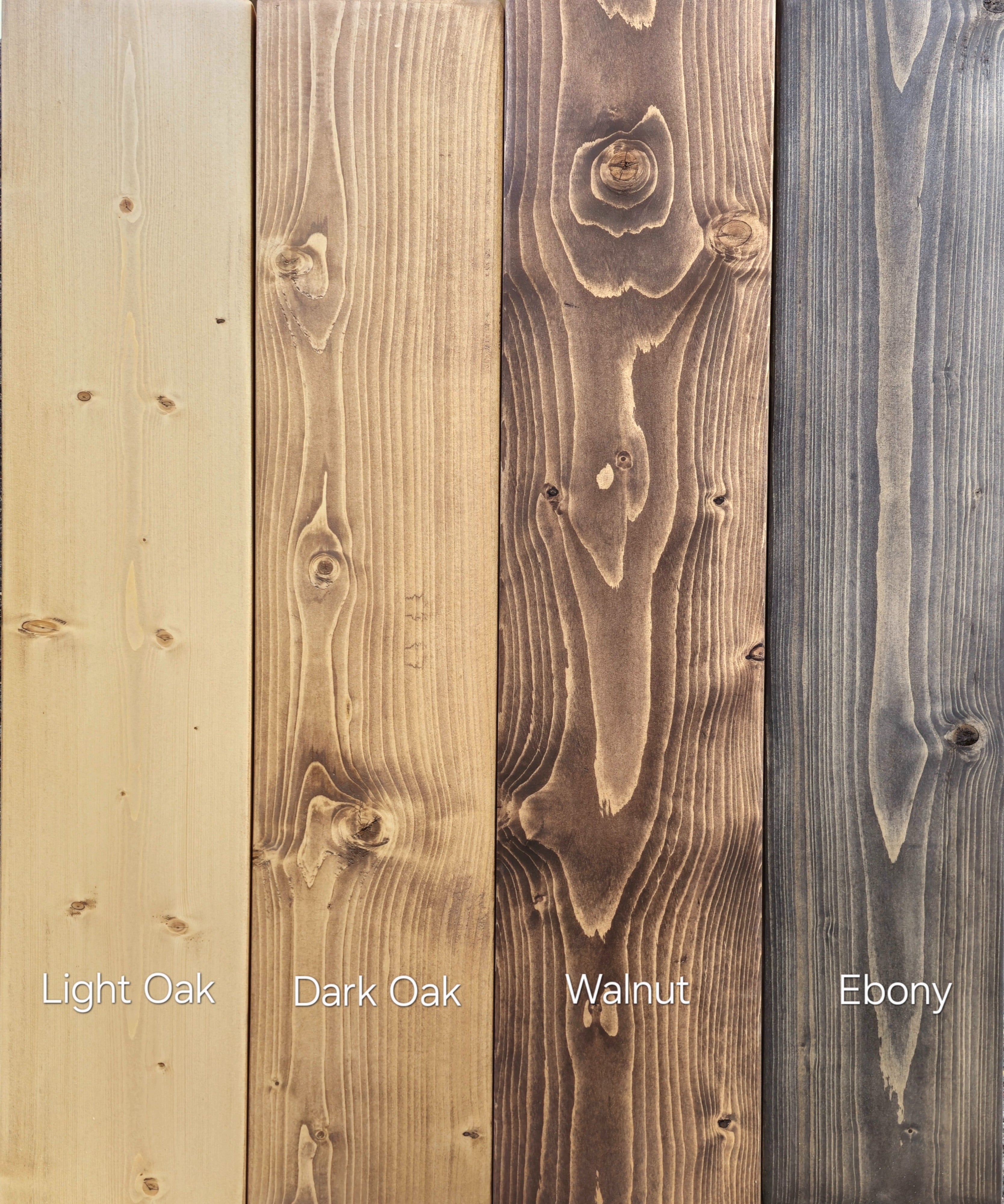 Rustic Wooden Shelf with Metal Inverted Scaffold Brackets
