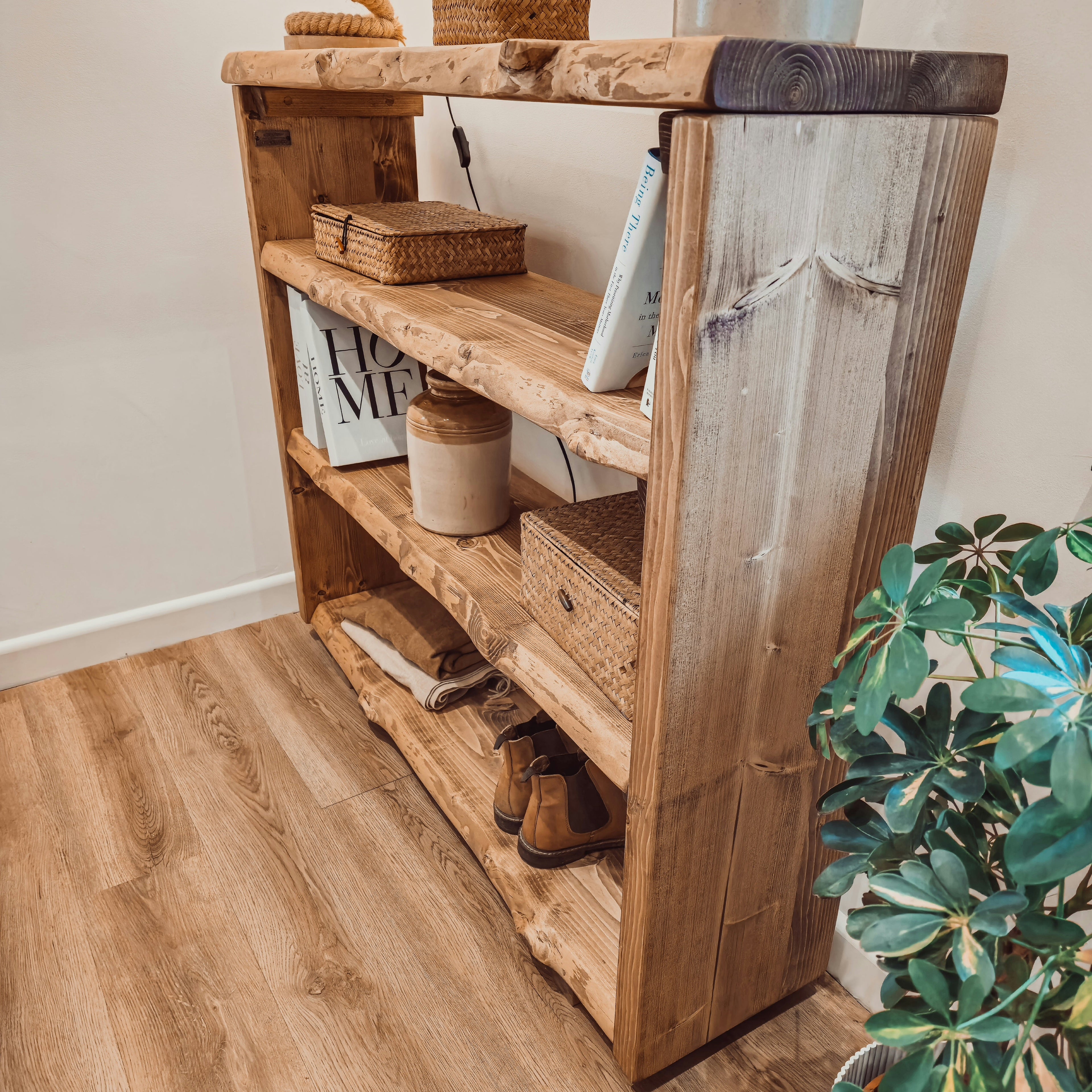 Live Edge Bookshelf