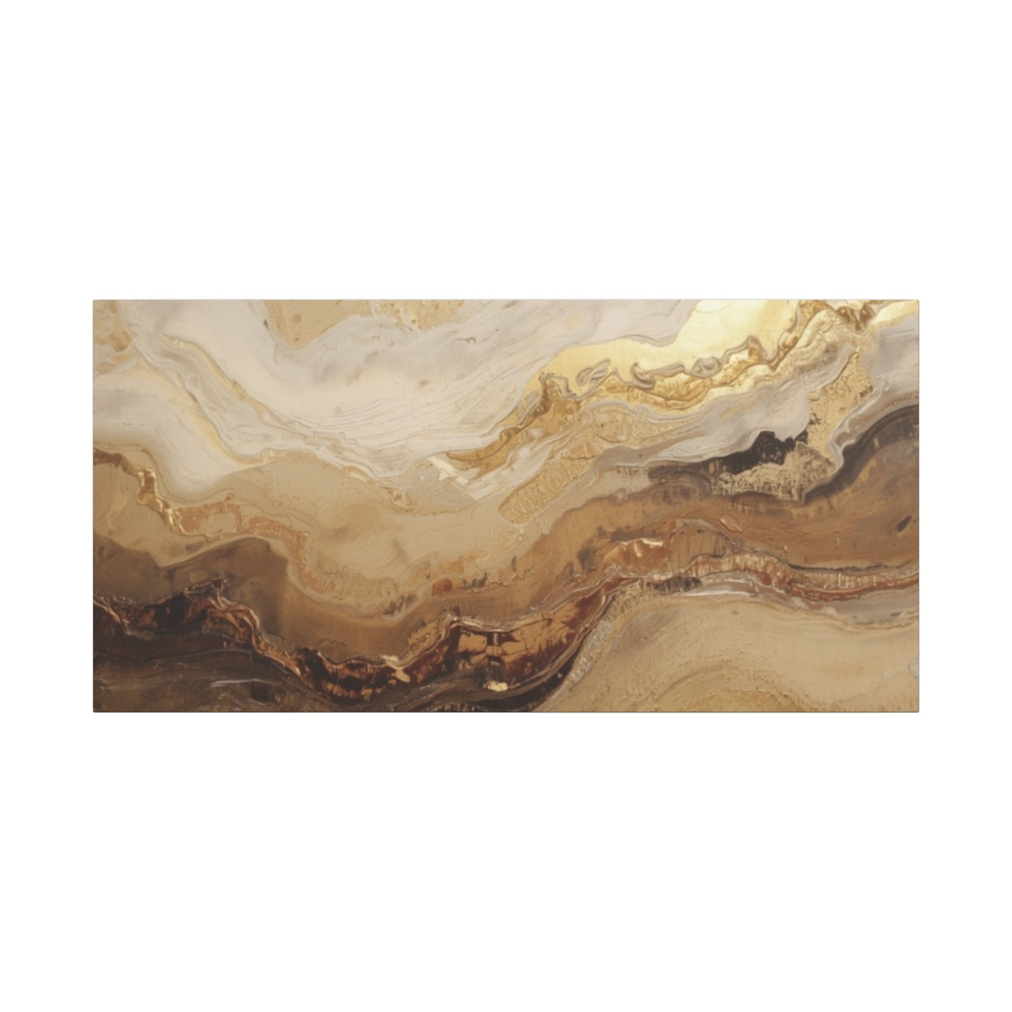 Gold Marble Abstract Canvas