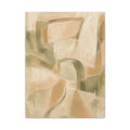 Abstract Earth Tone Canvas Print — Neutral Minimal Wall Art