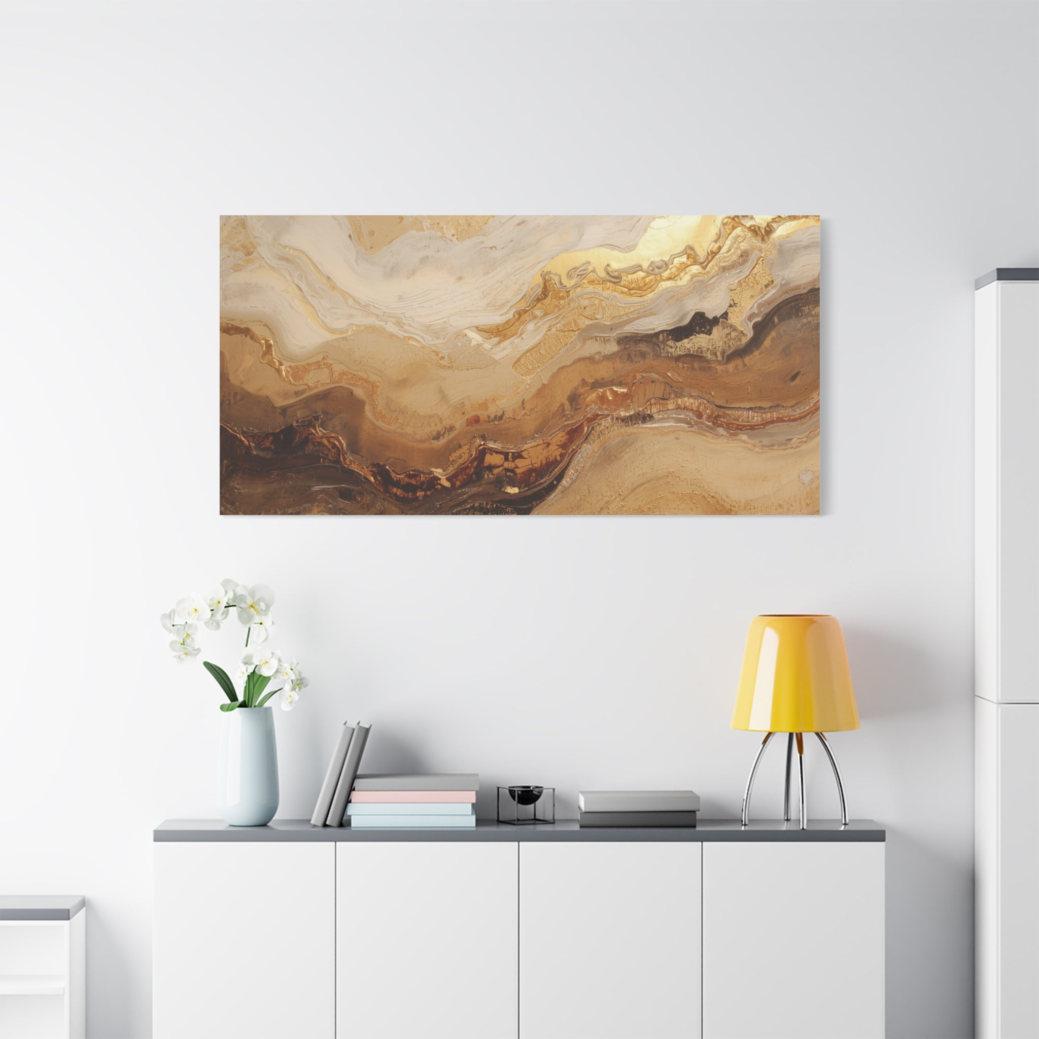 Gold Marble Abstract Canvas