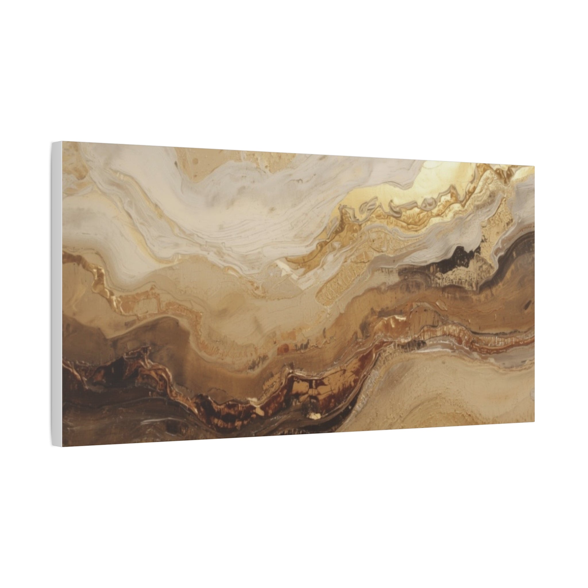 Gold Marble Abstract Canvas