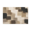 Abstract Neutral Squares Matte Canvas Wall Art - Stretched 1.25"