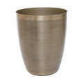 Allegra Gold Aluminium Waste Bin with Etched Detail
