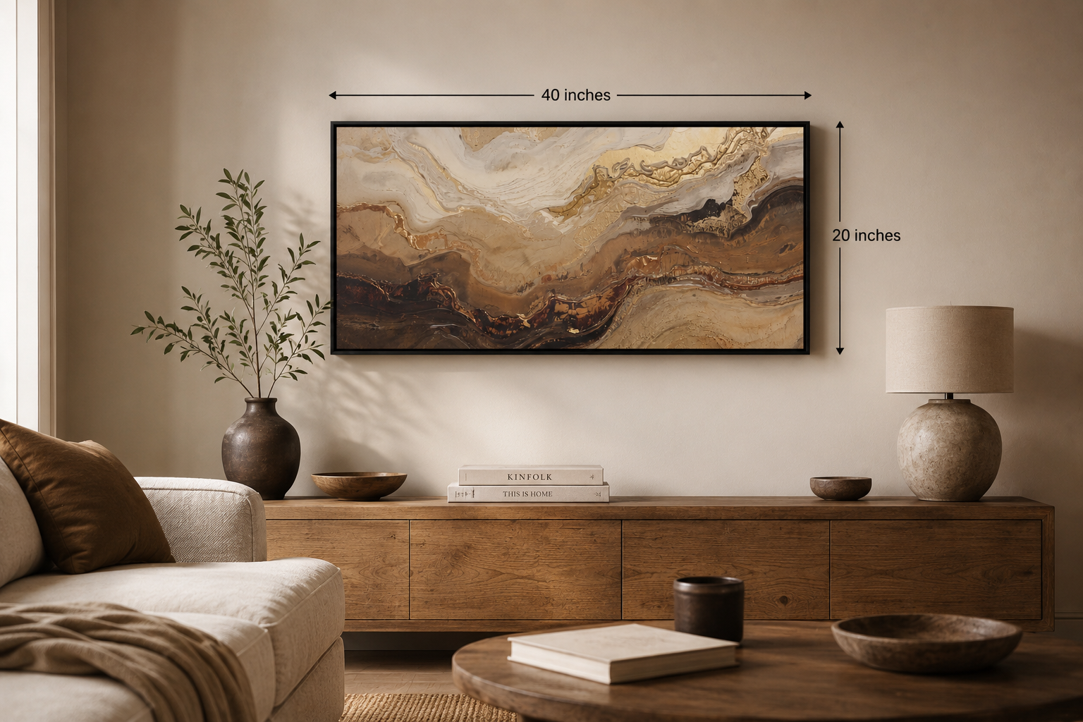 Gold Marble Abstract Canvas