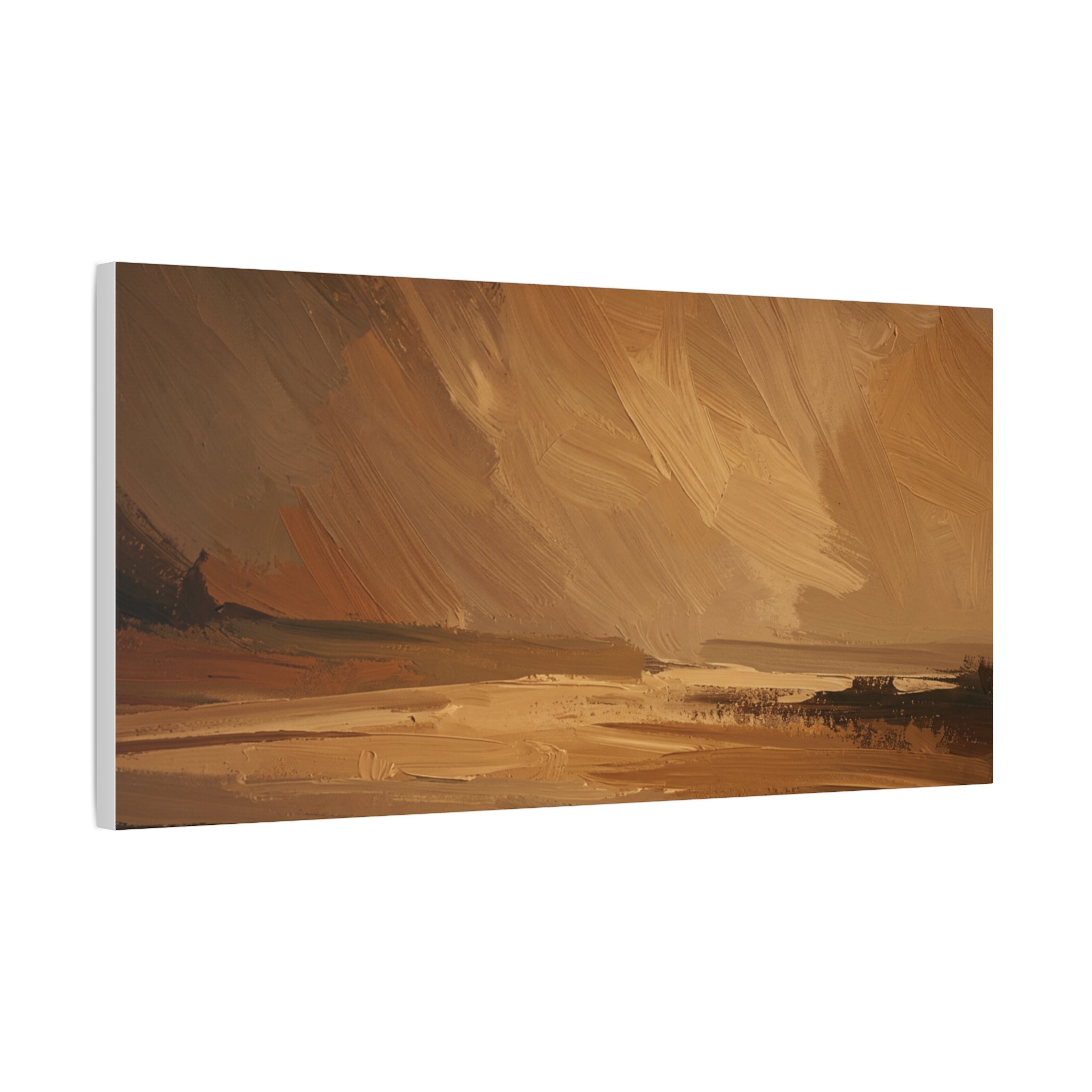 Abstract Warm Landscape Matte Canvas