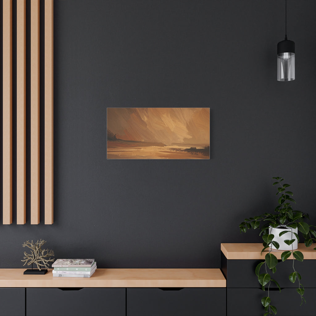 Abstract Warm Landscape Matte Canvas