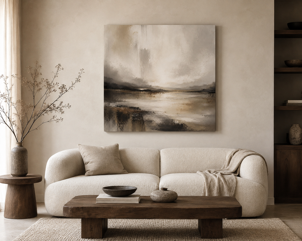 Abstract Stillwater - Gallery Wrapped Canvas