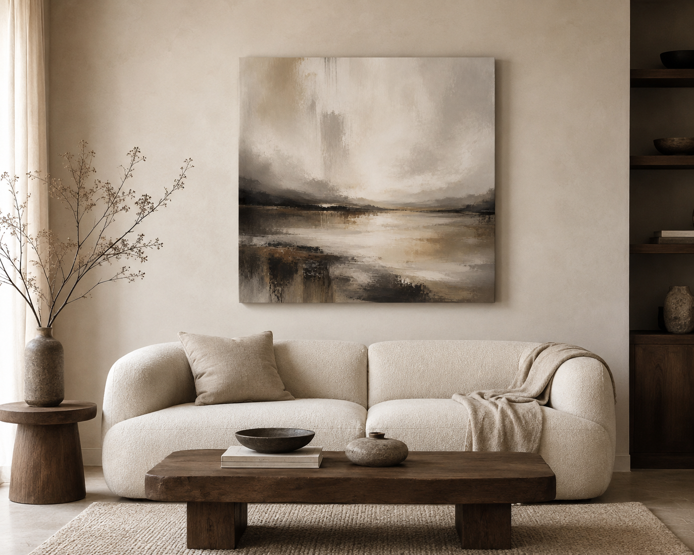 Abstract Stillwater - Gallery Wrapped Canvas