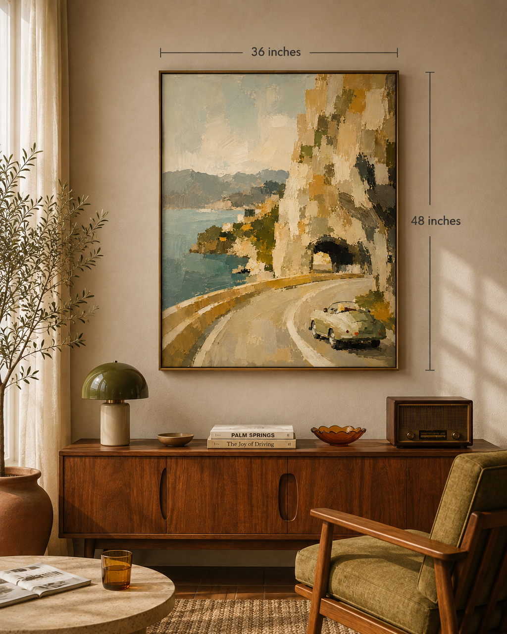 Copy of Abstract Neutral Landscape Canvas Print — Matte Stretched Wall Art