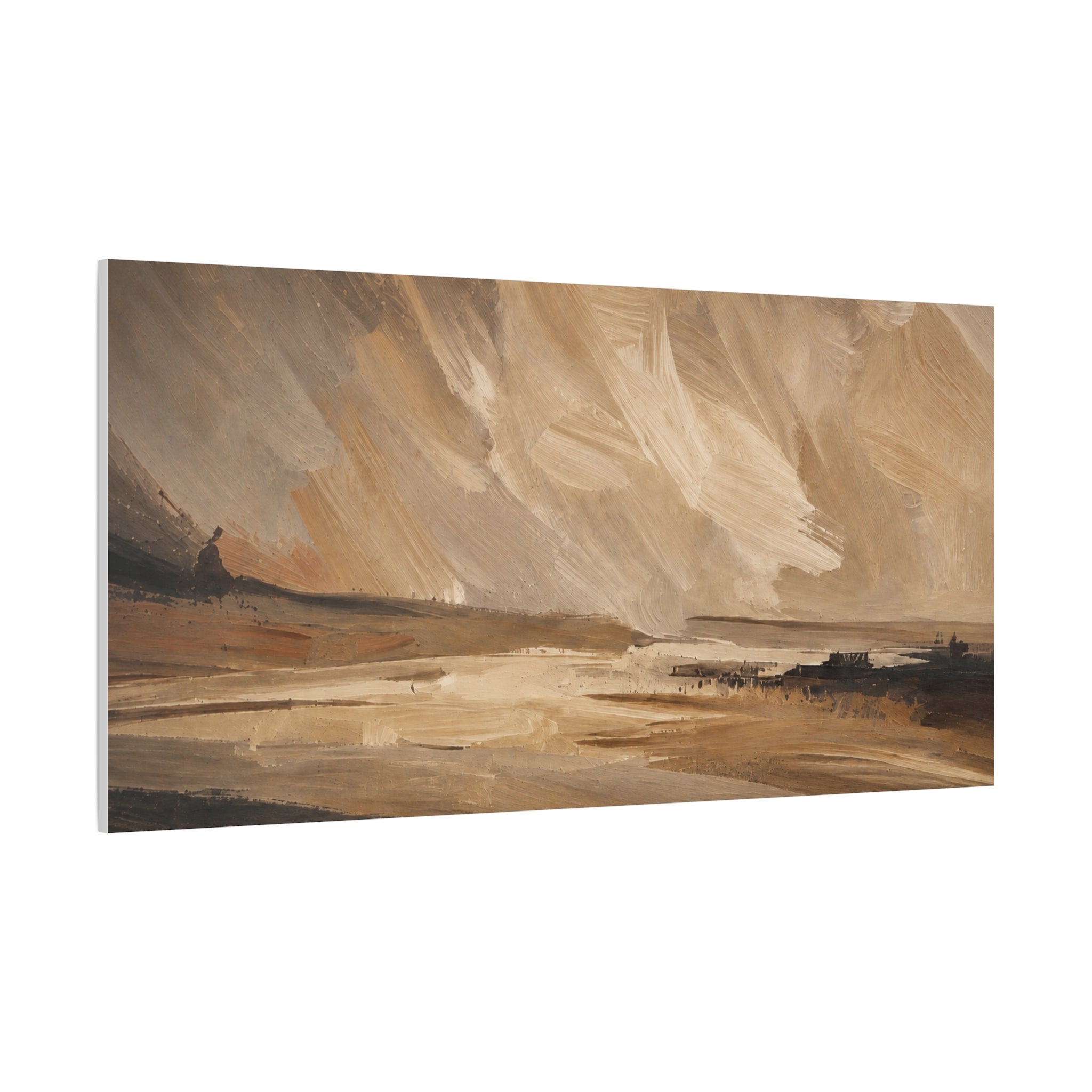 Abstract Warm Landscape Matte Canvas