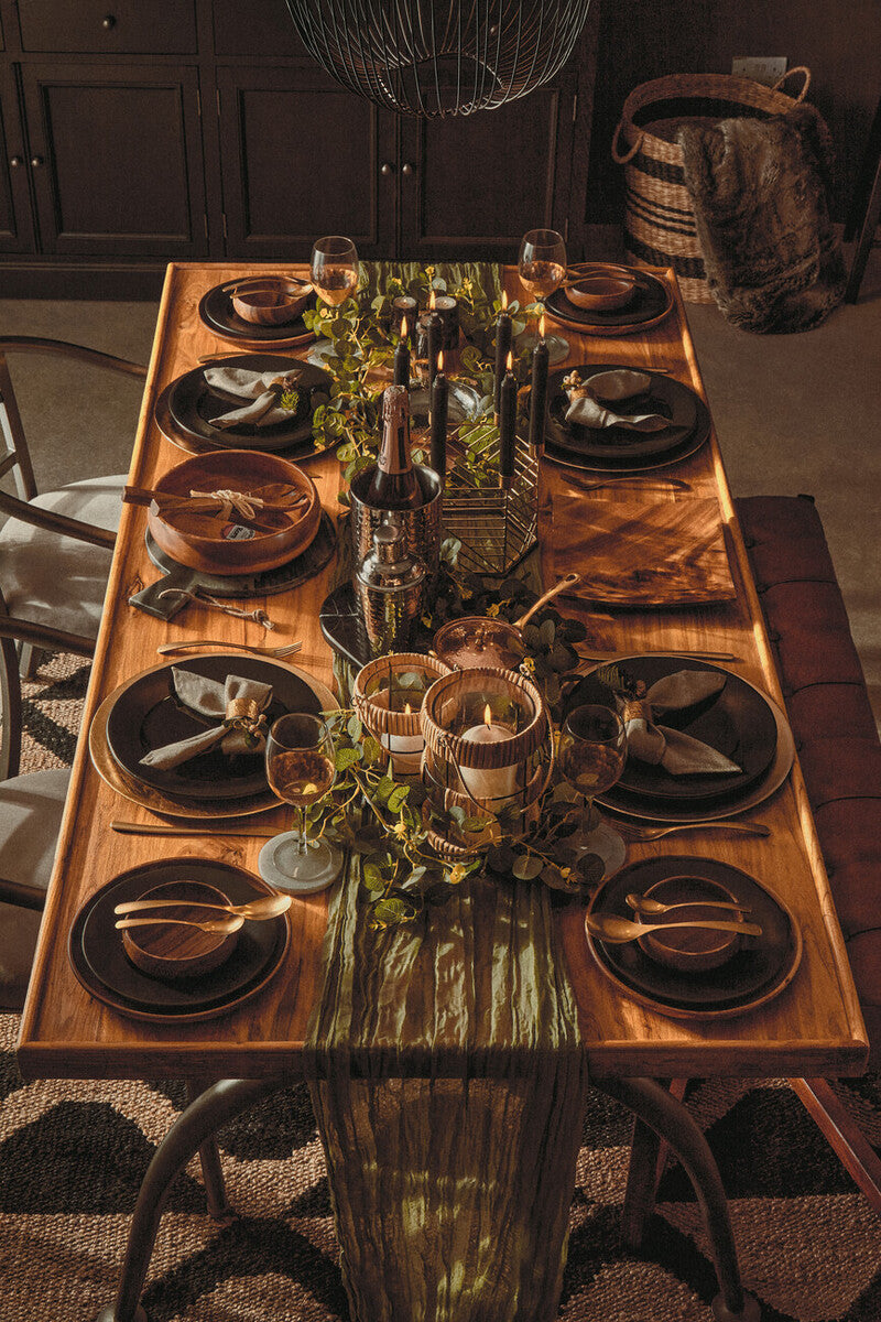 Round Acacia Wood Plate | Kora