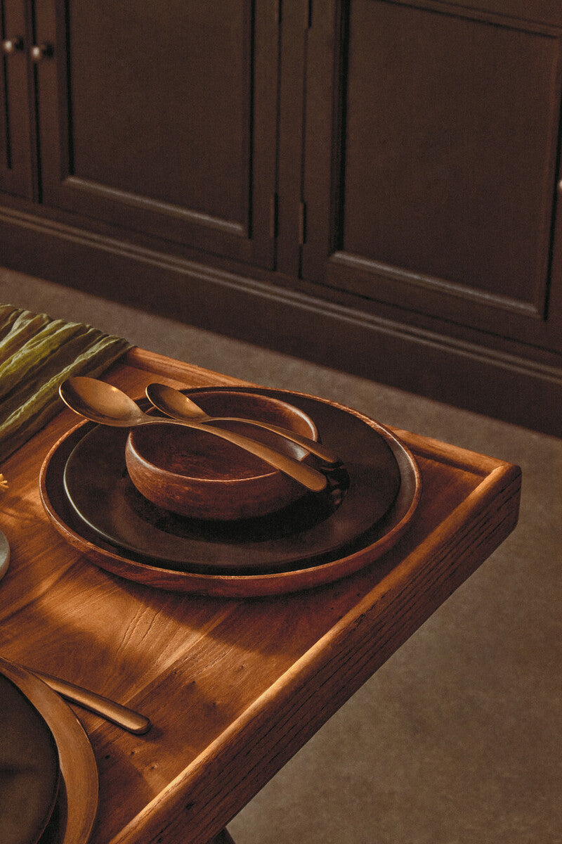 Round Acacia Wood Plate | Kora