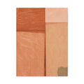 Abstract Beige Terracotta Minimalist Canvas Art — Matte Stretched Wall Print
