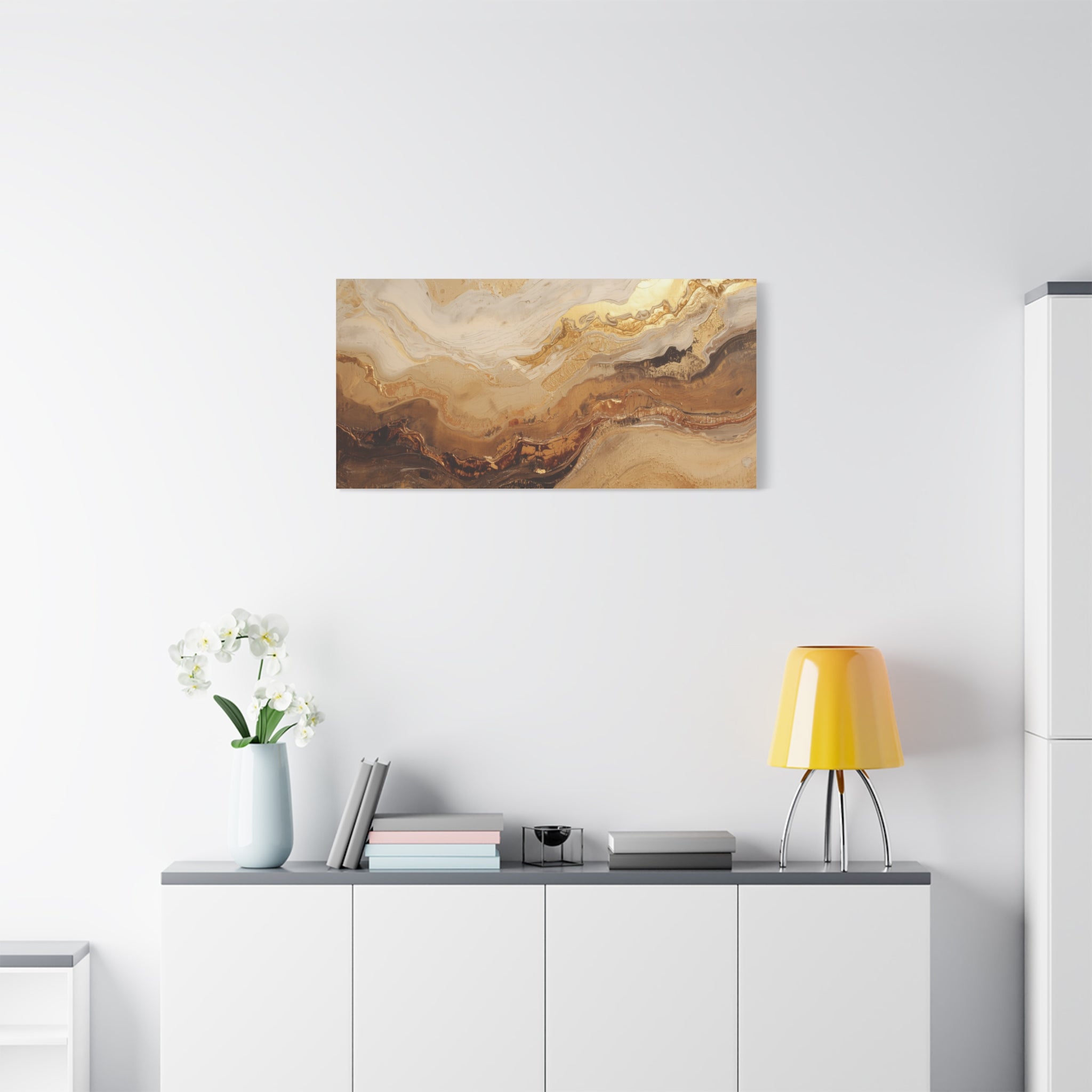 Gold Marble Abstract Canvas