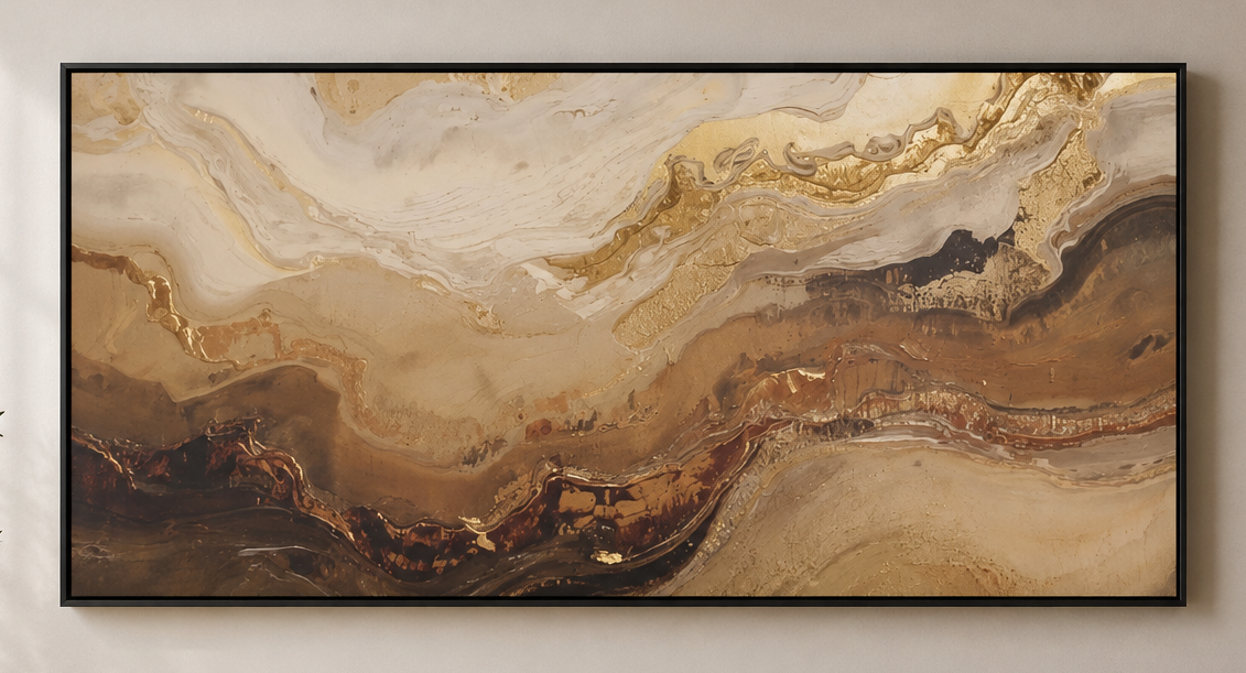 Gold Marble Abstract Canvas