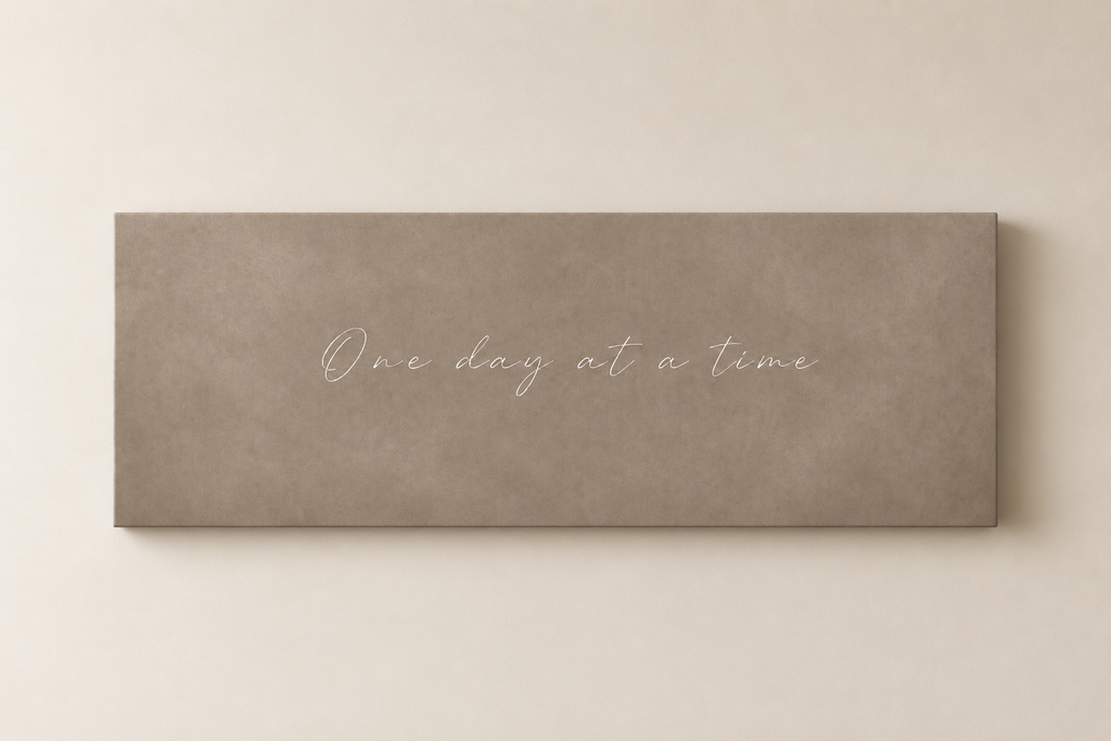 One Day at a Time - Gallery Wrapped Canvas