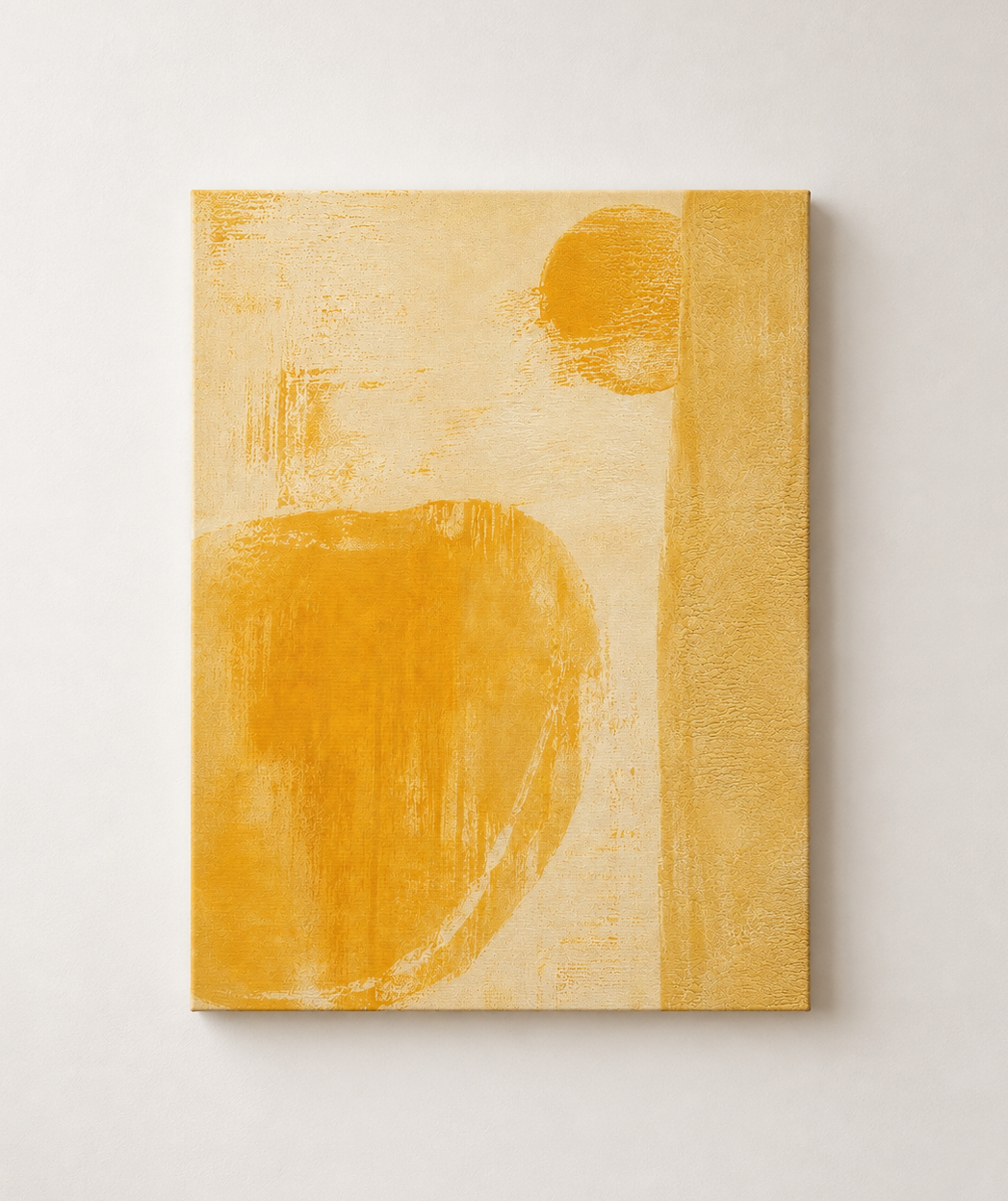 Abstract Golden Minimal - Gallery Wrapped Canvas