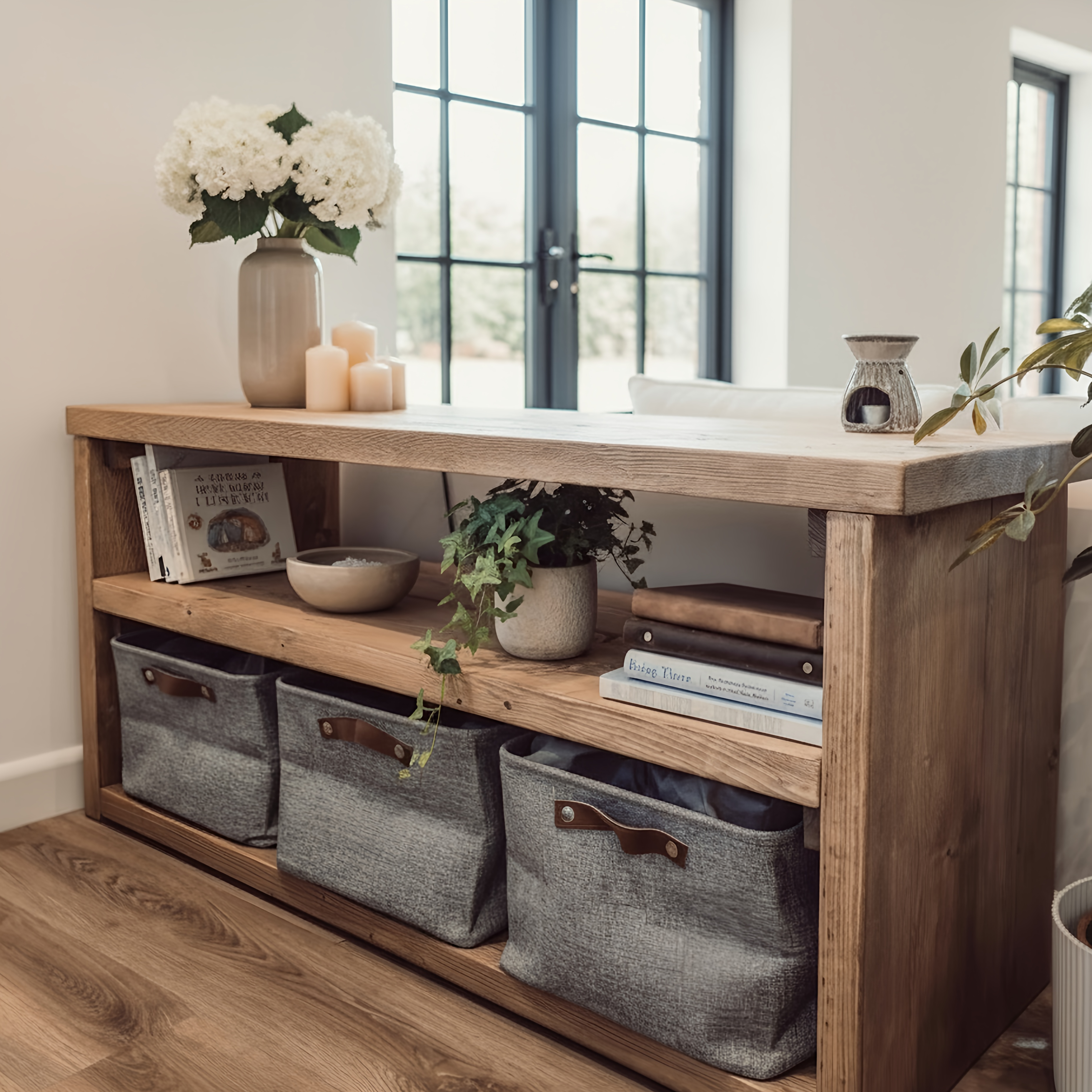 Norwyn Wooden Shelf Unit