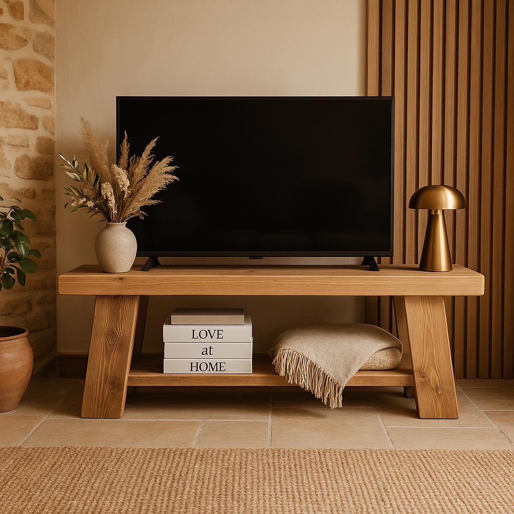 Rome Solid Wood TV Unit / Bench
