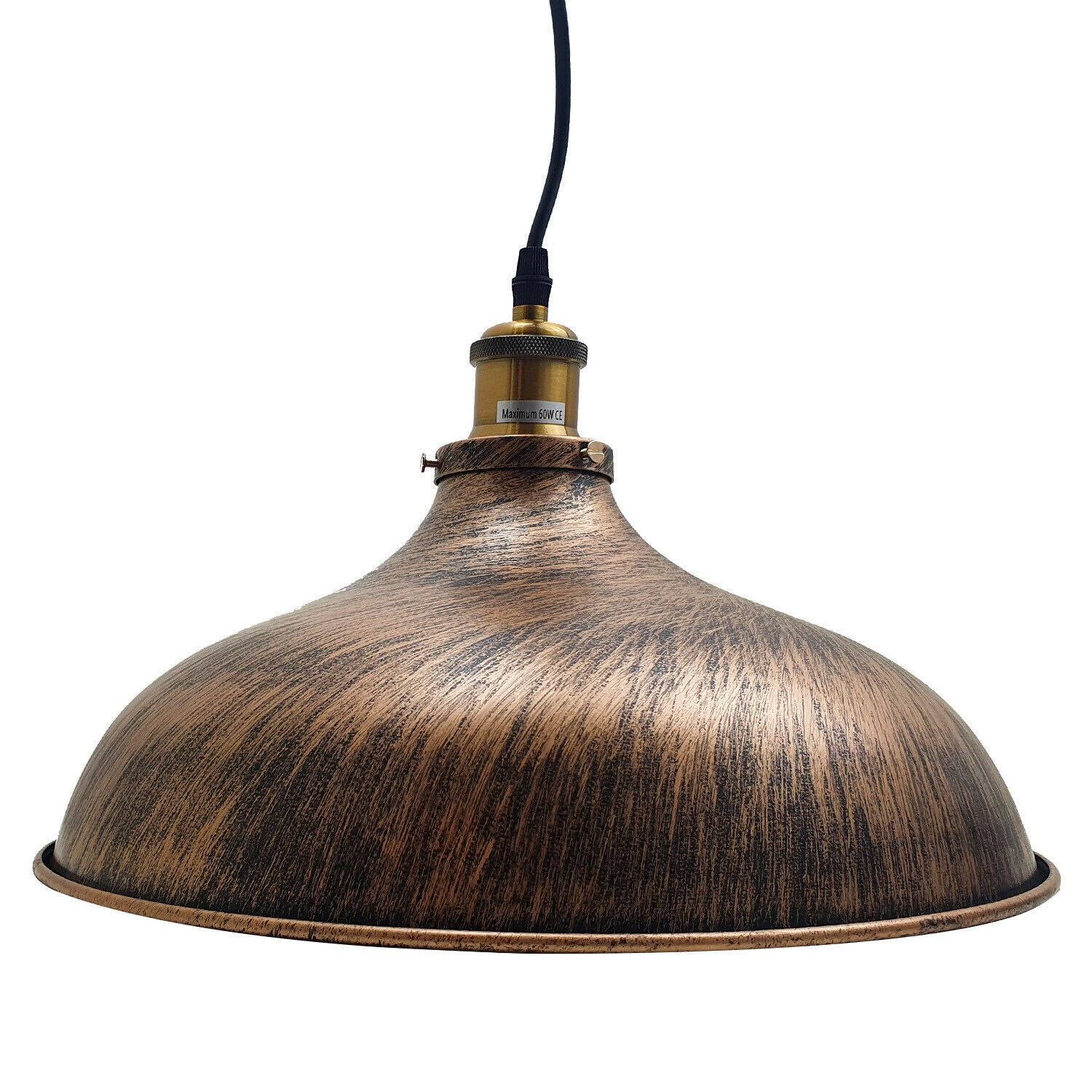 Copper Industrial Vintage edison filament lamps pendant~1953