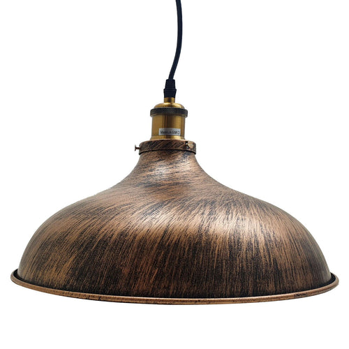Copper Industrial Vintage edison filament lamps pendant~1953