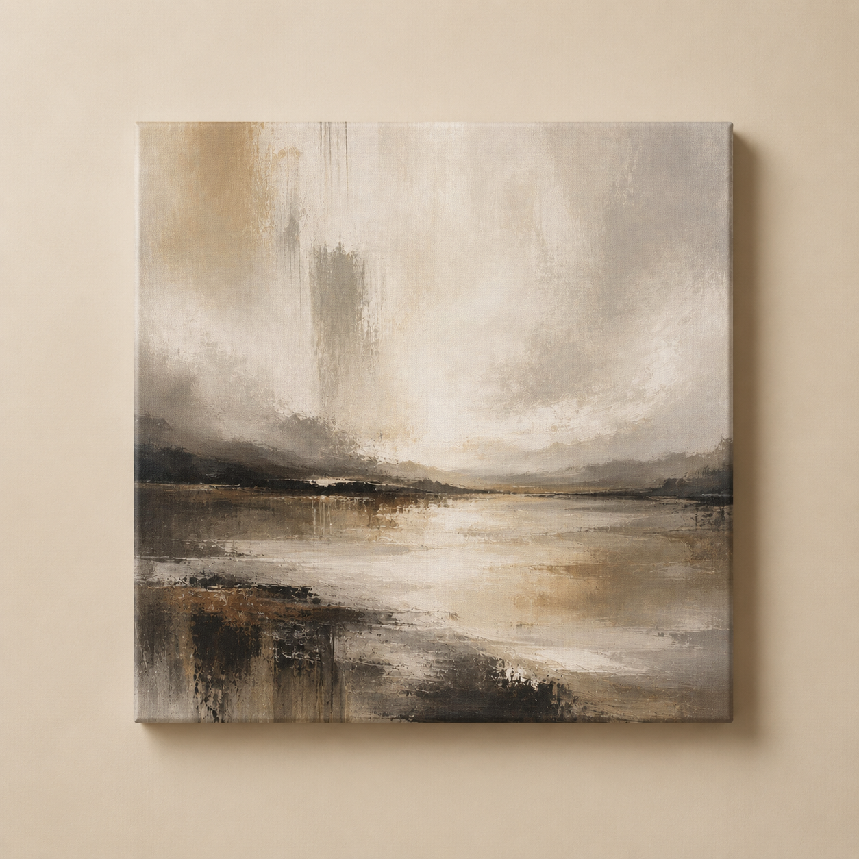 Abstract Stillwater - Gallery Wrapped Canvas