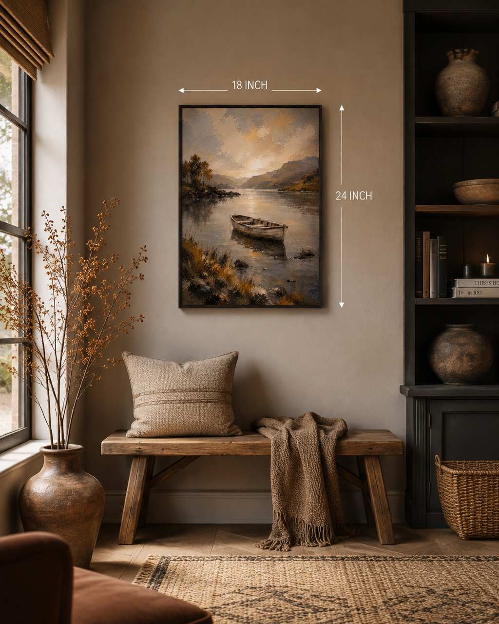 Copy of Copy of Coastal Drive Matte Canvas Print — Vintage Car Seaside Wall Art