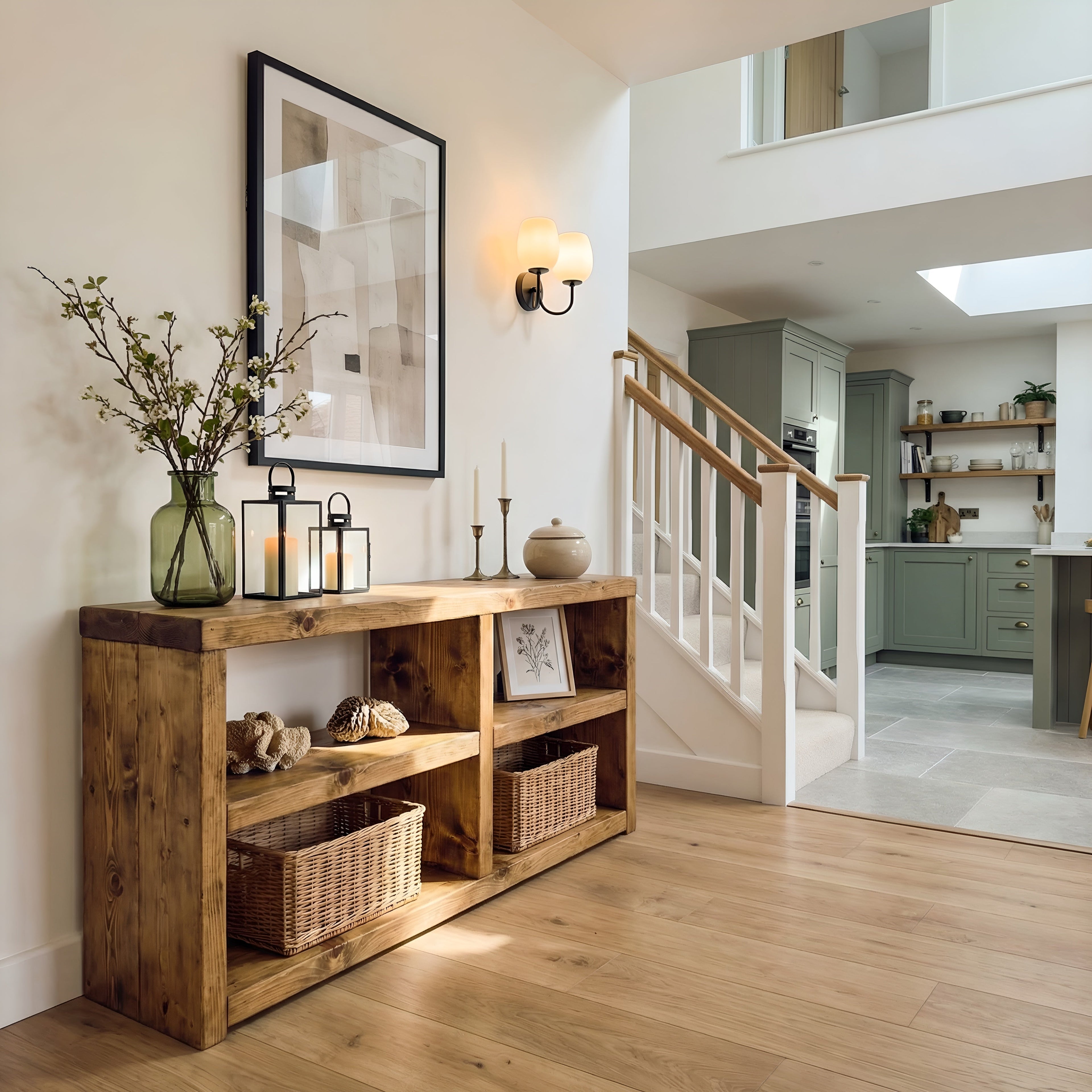Halsten Timber Shelving Unit