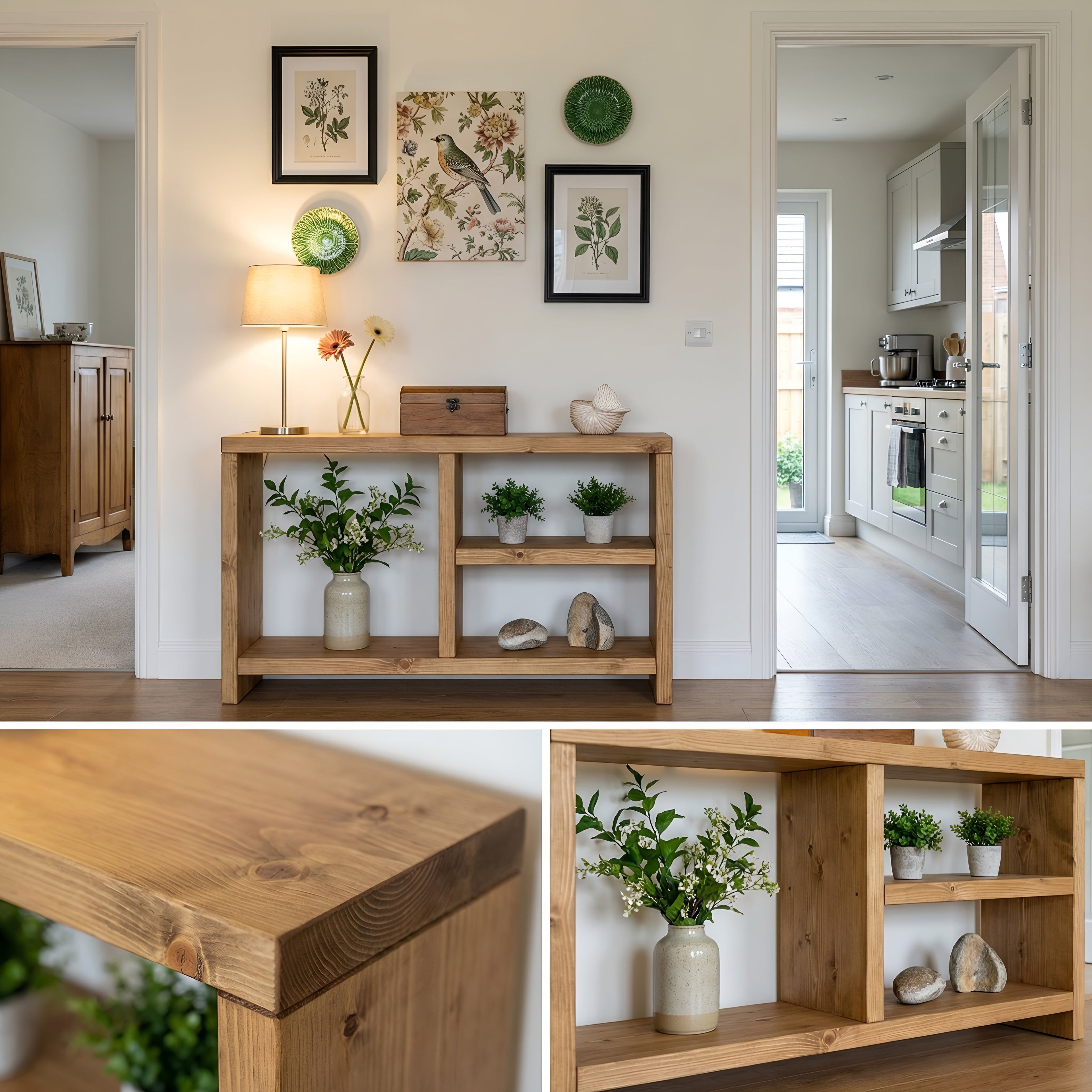 Halsten Timber Shelving Unit