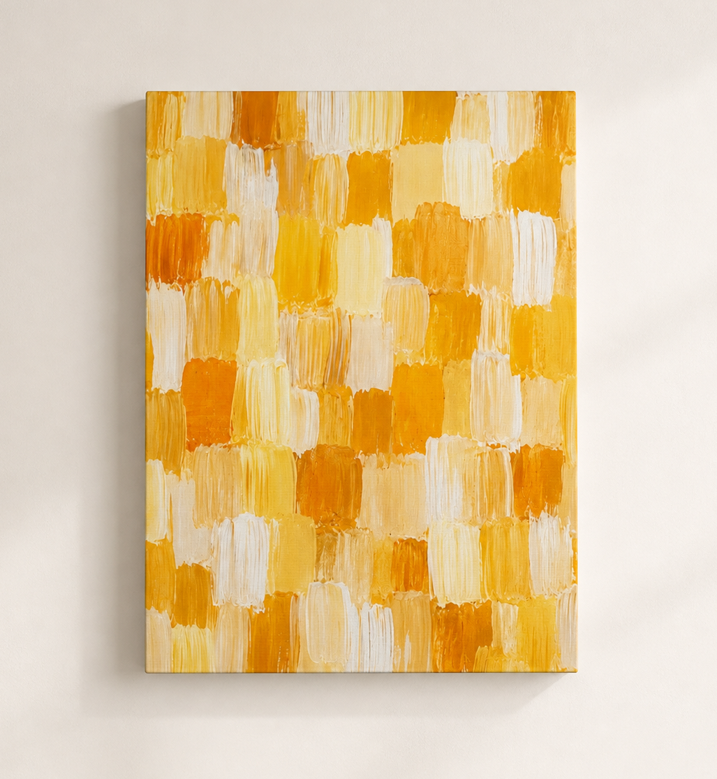 Abstract Sunlit Strokes - Gallery Wrapped Canvas