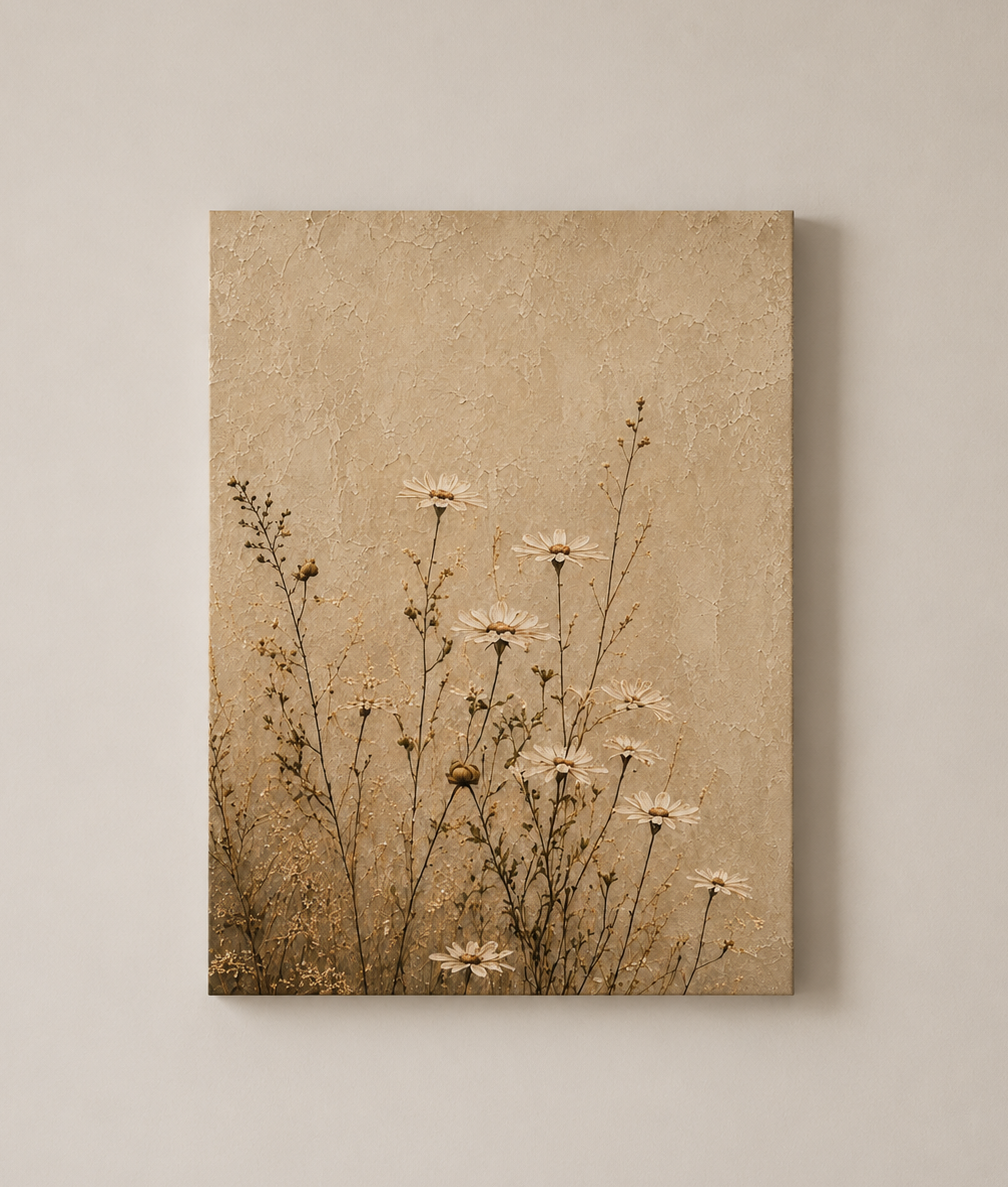 Dried Wildflowers - Gallery Wrapped Canvas