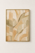 Botanical Geometric Pattern - Framed Floating Canvas