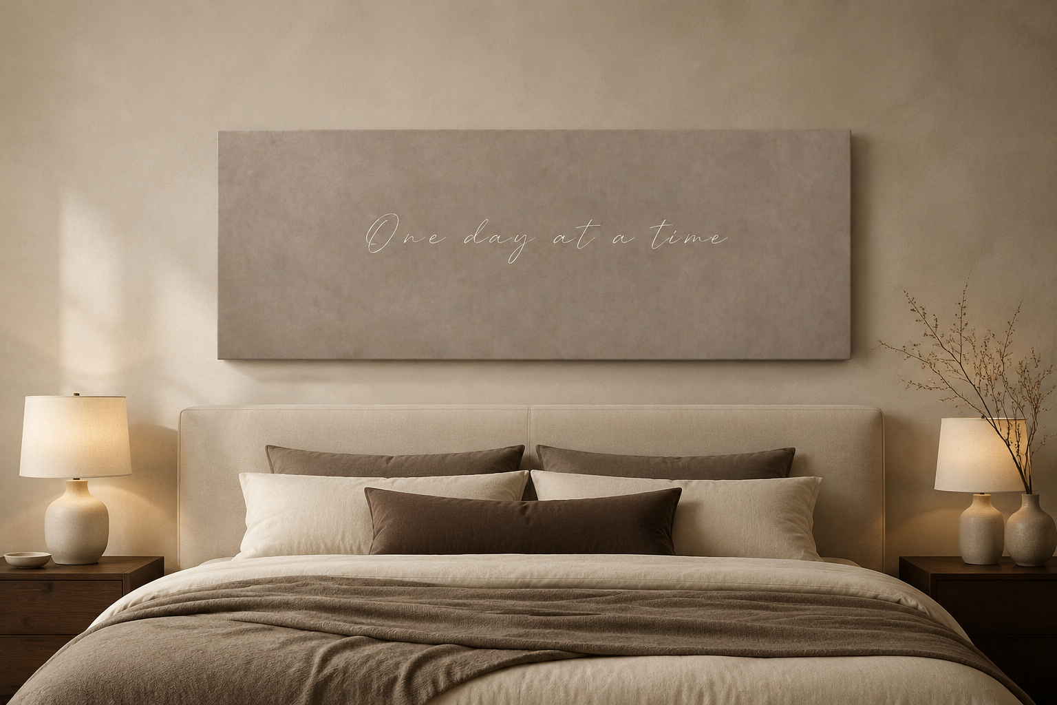 One Day at a Time - Gallery Wrapped Canvas