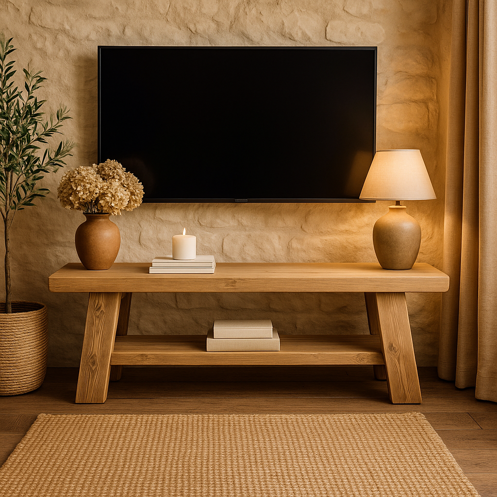 Rome Solid Wood TV Unit / Bench