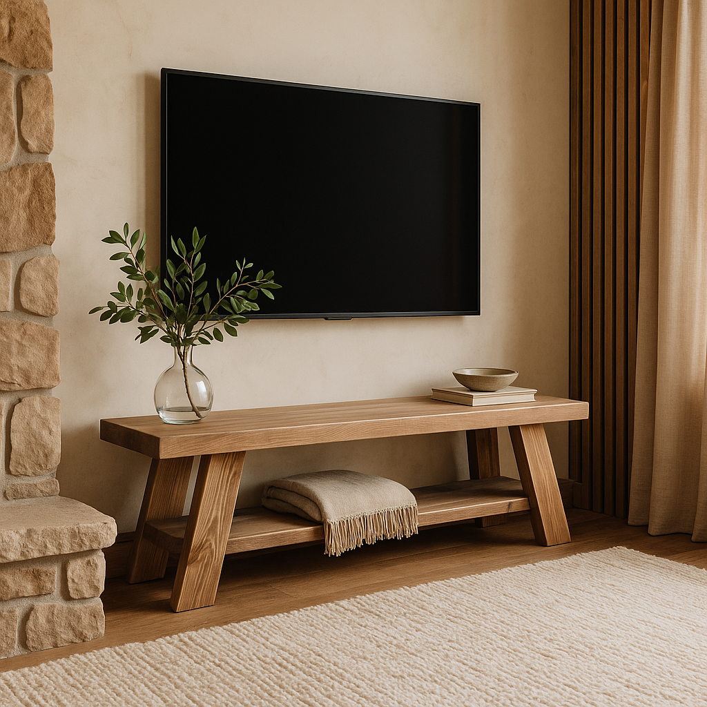 Rome Solid Wood TV Unit / Bench