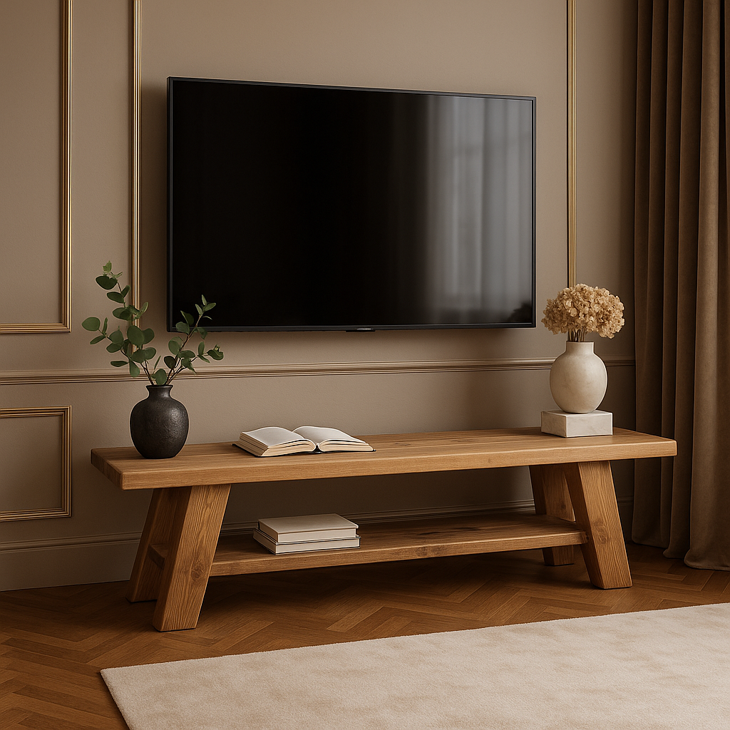 Rome Solid Wood TV Unit / Bench