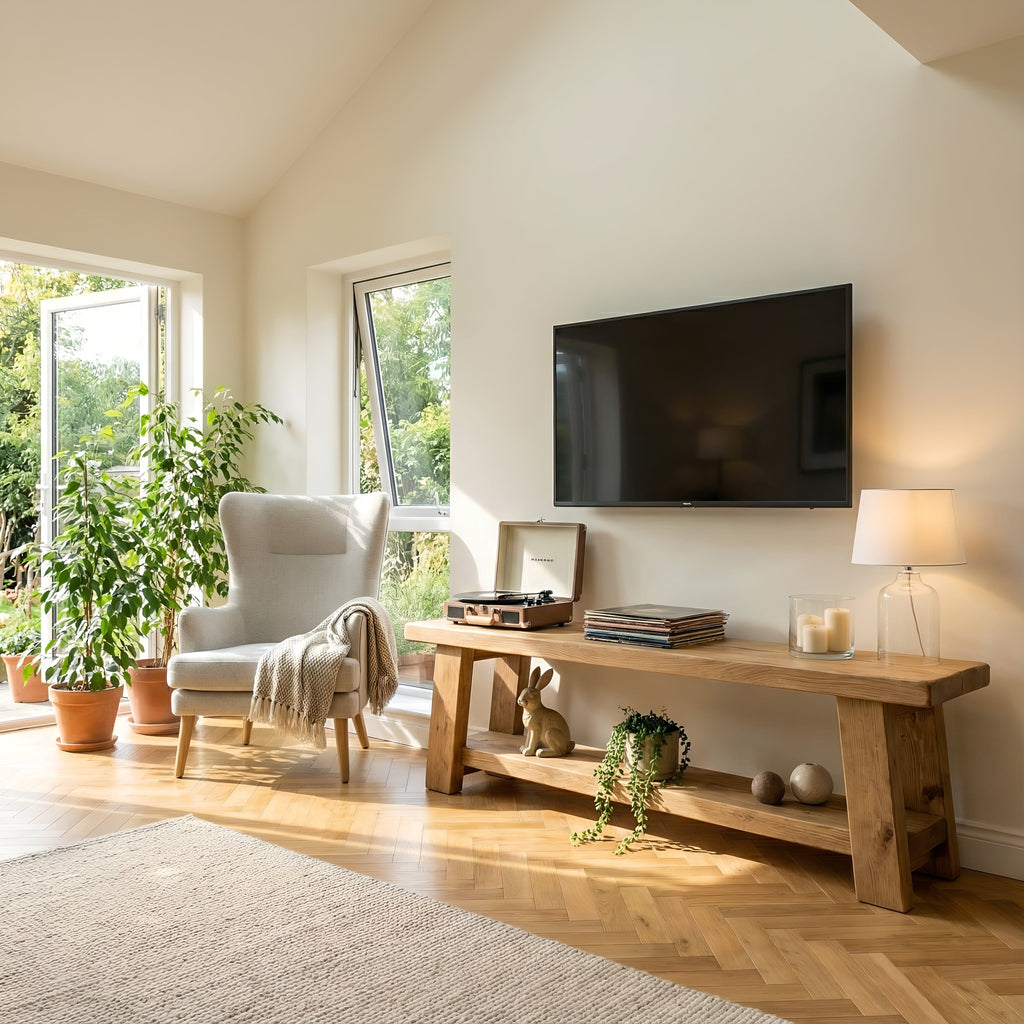 Rome Solid Wood TV Unit / Bench