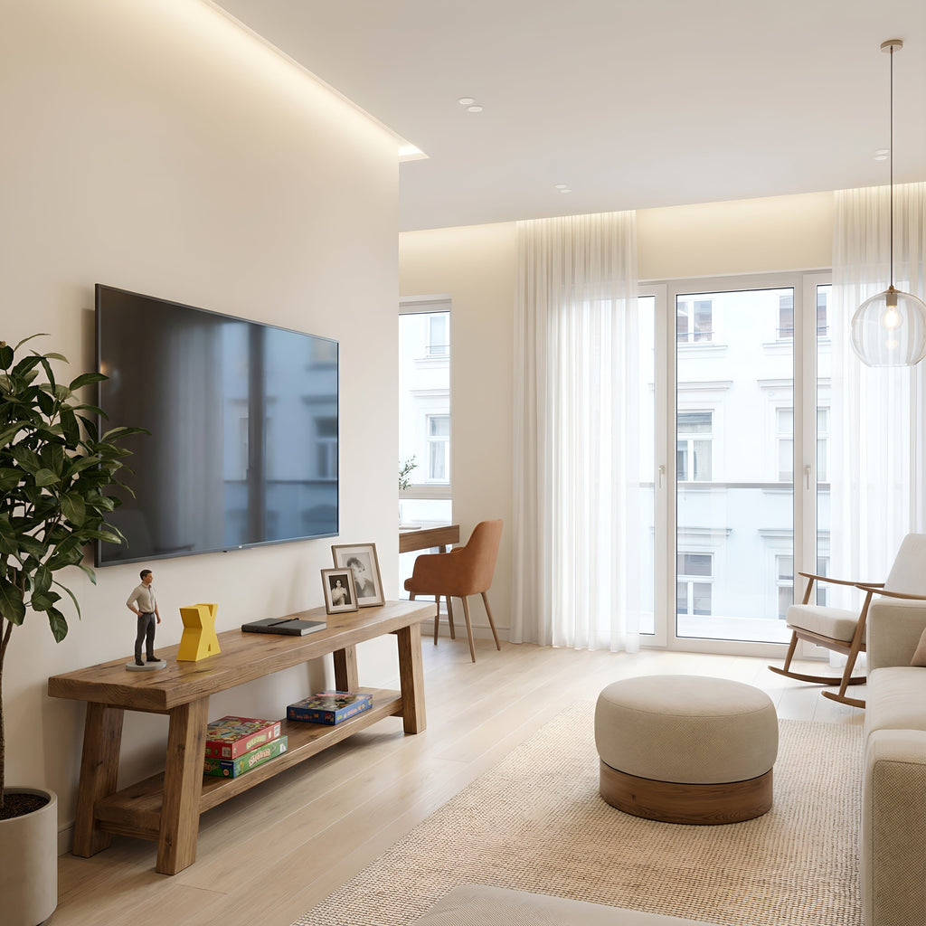 Rome Solid Wood TV Unit / Bench