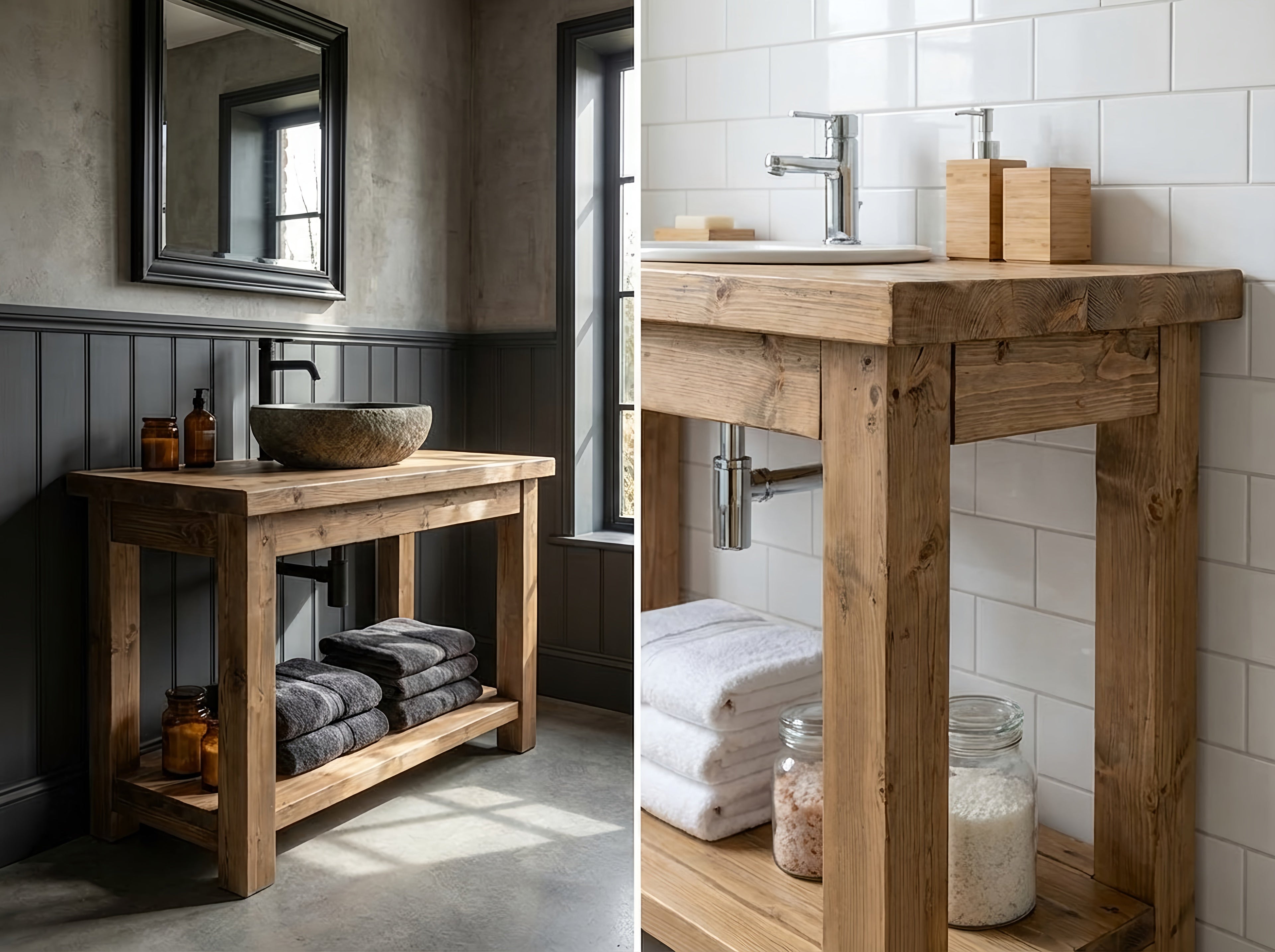 Solid Wood Bathroom Vanity