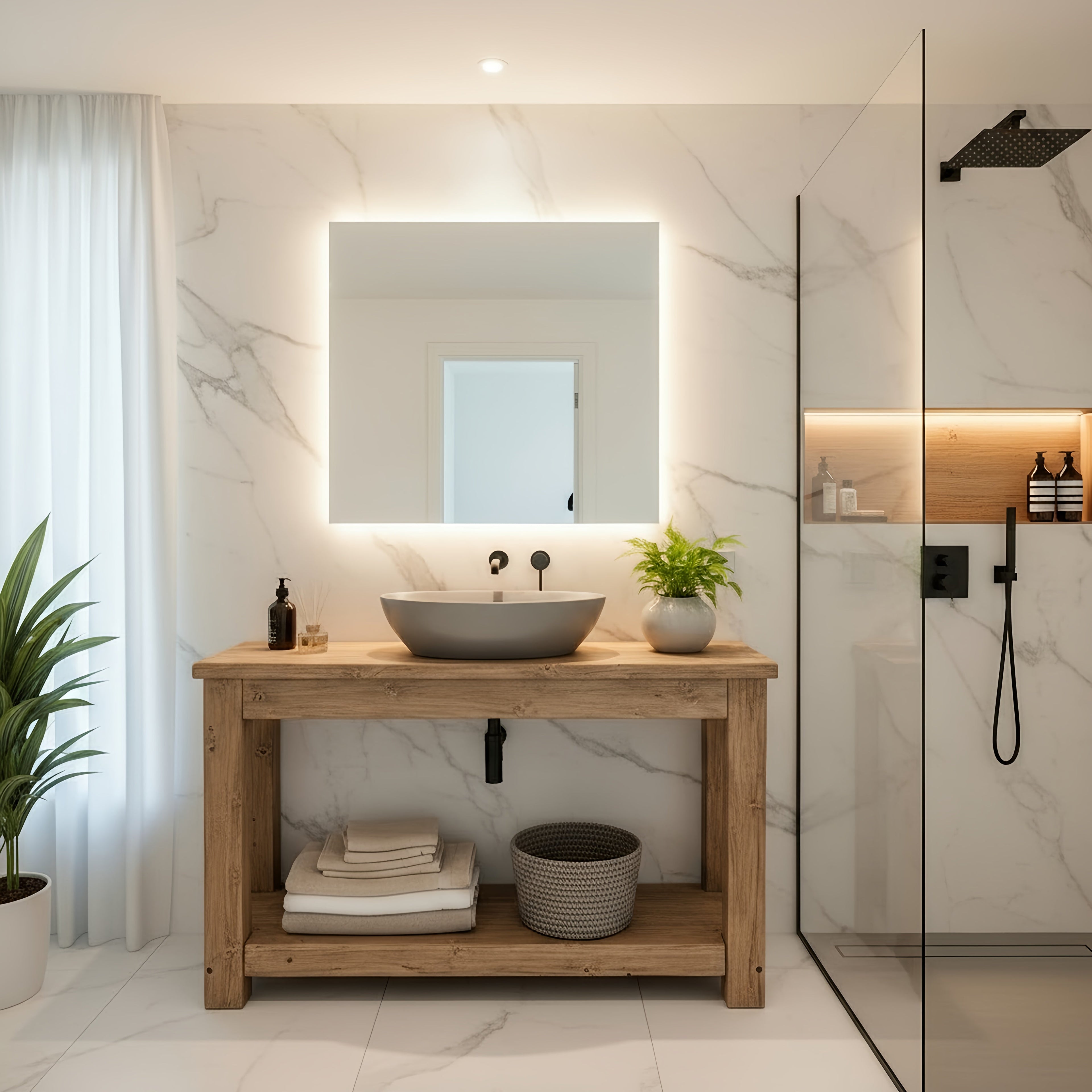 Solid Wood Bathroom Vanity